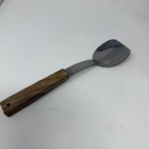 Vtg Vernco Ice Cream Spade Spoon Scoop Stainless Wood Handle Japan Vernon Co